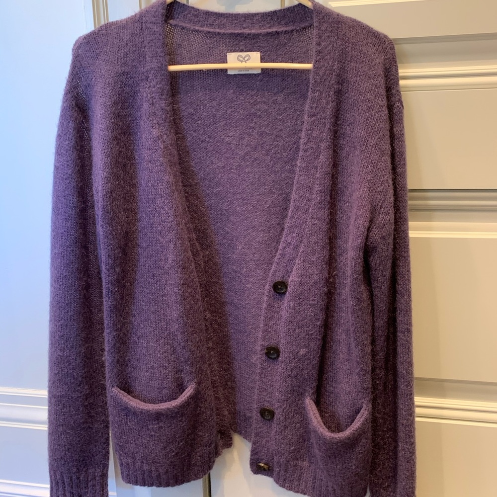 TNA purple cardigan